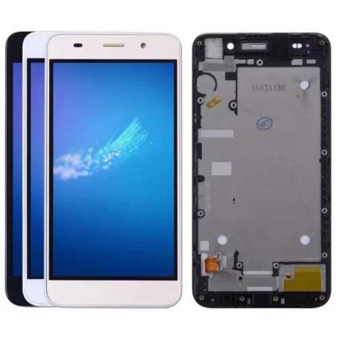 Huawei Uyumlu Y6 Lcd Ekran Dokunmatik Beyaz Çıtalı
