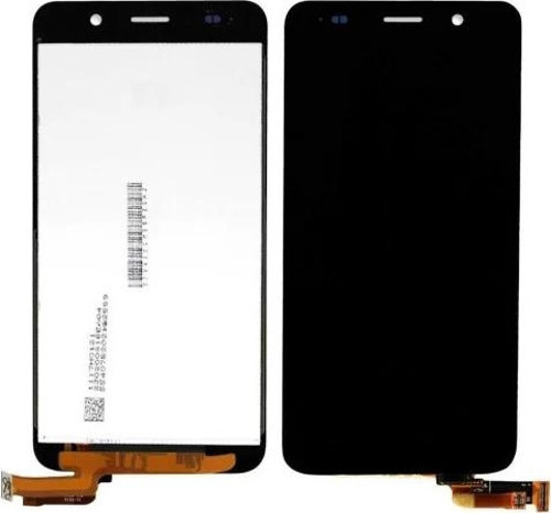 Huawei Uyumlu Y6 Lcd Ekran Dokunmatik Siyah Çıtasız