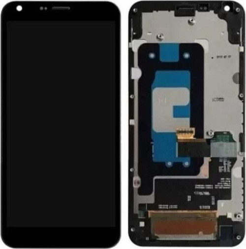 LG Uyumlu Q6 M700 Lcd Ekran Dokunmatik Siyah Çıtalı