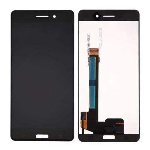 Nokia Uyumlu 6 Lcd Ekran Dokunmatik Siyah Çıtasız