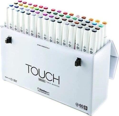Touch Twin Brush Marker Fırça Uçlu Marker Seti 60 Renk SET B