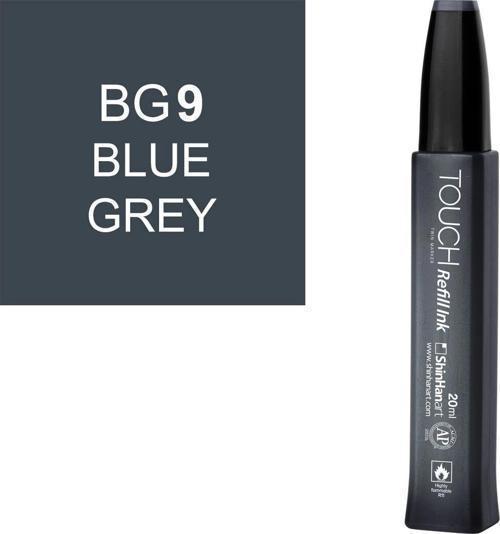 Touch Twin Marker Refill Alcohol Ink Alkol Bazlı Mürekkep 20 ml. BG9 BLUE GREY 9