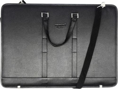 Bback Deri Körüklü Proje Resim Çantası 40x55 cm. SİYAH