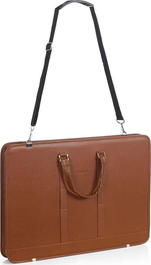 Bback Deri Körüklü Proje Resim Çantası 40x55 cm. TABA