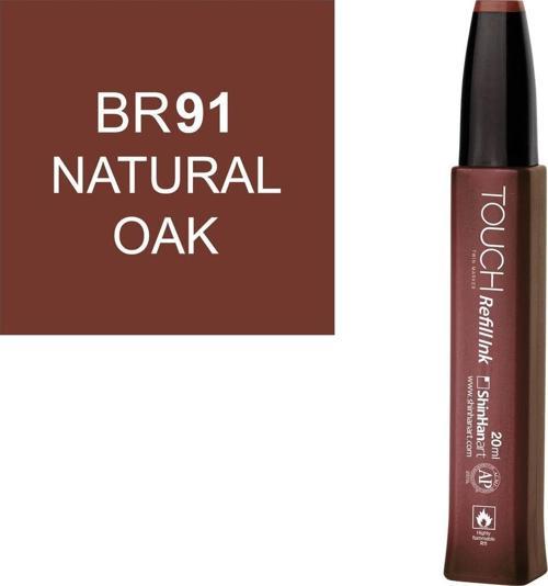 Touch Twin Marker Refill Alcohol Ink Alkol Bazlı Mürekkep 20 ml. BR91 NATURAL OAK
