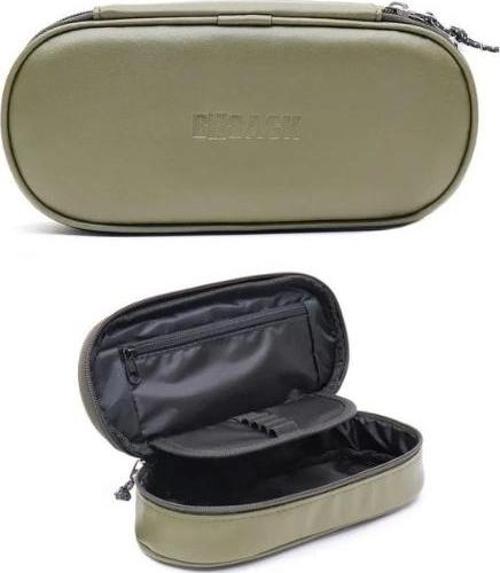 Bback Oval Deri Kalemlik / Kalem Kutusu HAKİ YEŞİL