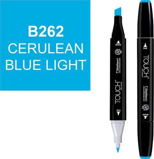 Touch Twin Marker Çizim Kalemi B262 Cerulean Blue Light