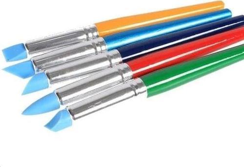 Kalın Silikon Uçlu Fırça Seti 5'li