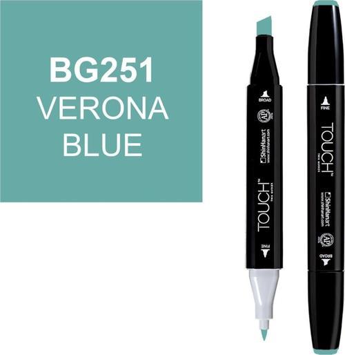 Touch Twin Marker Çizim Kalemi BG251 Verona Blue