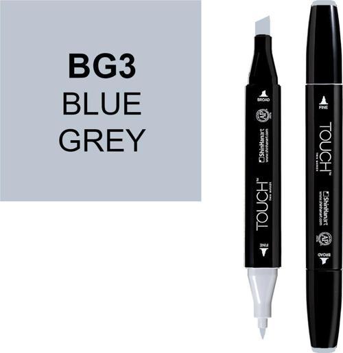 Touch Twin Marker Çizim Kalemi BG3 Blue Grey