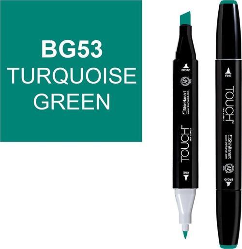 Touch Twin Marker Çizim Kalemi BG53 Turquoise Green