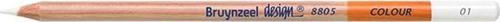 Bruynzeel Design Colour Pencils Kuru Boya Kalemi 01 White