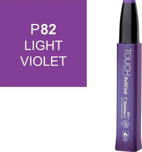 Touch Twin Marker Refill Alcohol Ink Alkol Bazlı Mürekkep 20 ml. P82 LIGHT VIOLET