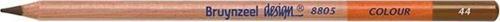 Bruynzeel Design Colour Pencils Kuru Boya Kalemi 44 Mid Brown