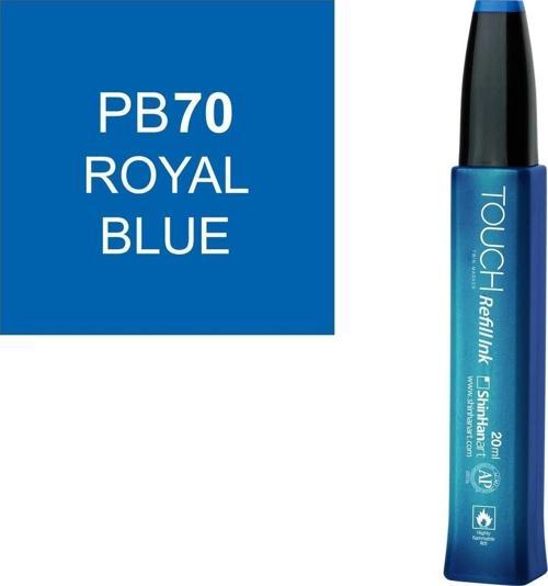 Touch Twin Marker Refill Alcohol Ink Alkol Bazlı Mürekkep 20 ml. PB70 ROYAL BLUE