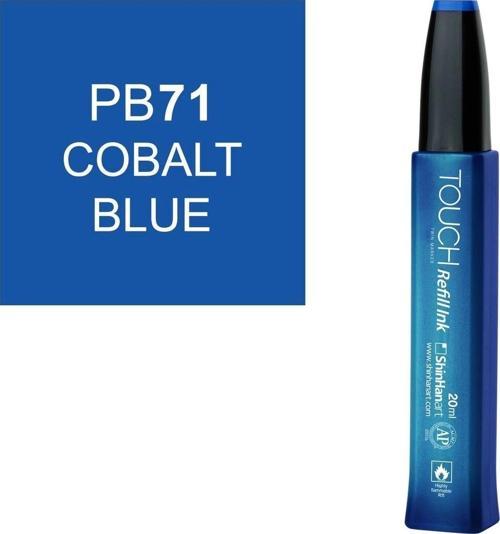 Touch Twin Marker Refill Alcohol Ink Alkol Bazlı Mürekkep 20 ml. PB71 COBALT BLUE
