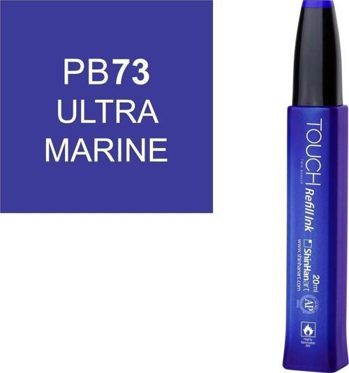 Touch Twin Marker Refill Alcohol Ink Alkol Bazlı Mürekkep 20 ml. PB73 ULTRAMARINE