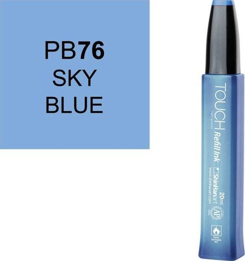 Touch Twin Marker Refill Alcohol Ink Alkol Bazlı Mürekkep 20 ml. PB76 SKY BLUE