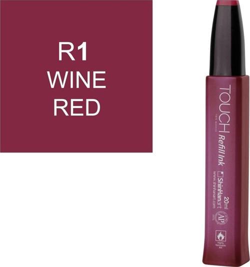 Touch Twin Marker Refill Alcohol Ink Alkol Bazlı Mürekkep 20 ml. R1 WINE RED