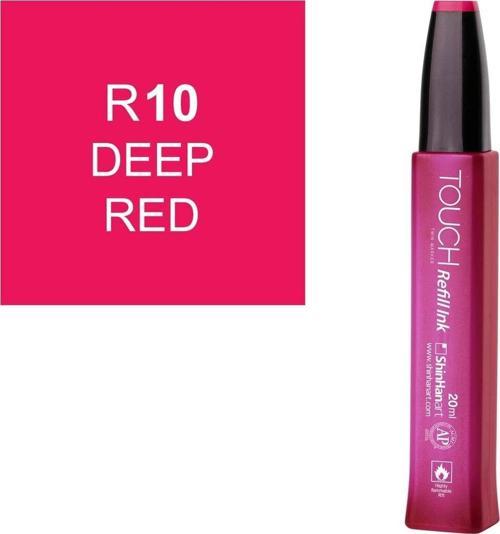Touch Twin Marker Refill Alcohol Ink Alkol Bazlı Mürekkep 20 ml. R10 DEEP RED