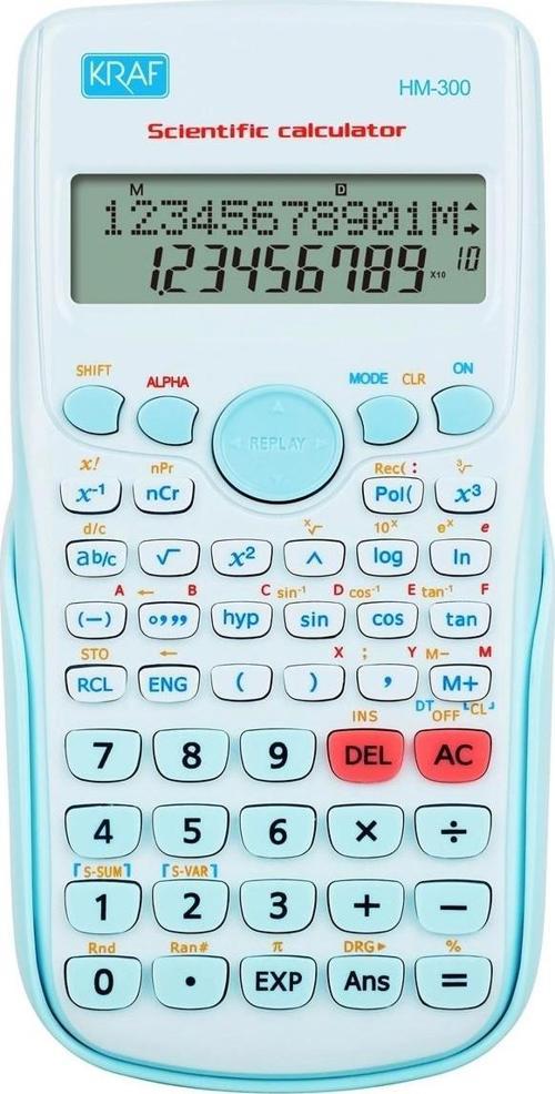 Bilimsel Hesap Makinesi 240 Fonksiyonlu PASTEL MAVİ
