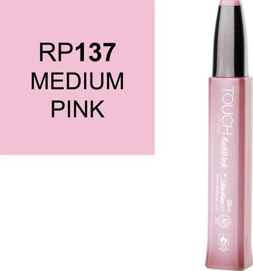 Touch Twin Marker Refill Alcohol Ink Alkol Bazlı Mürekkep 20 ml. RP137 MEDIUM PINK