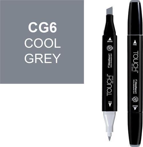 Touch Twin Marker Çizim Kalemi CG6 Cool Grey