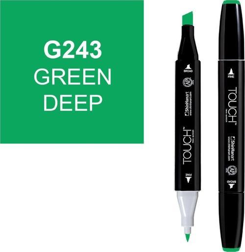 Touch Twin Marker Çizim Kalemi G243 Green Deep