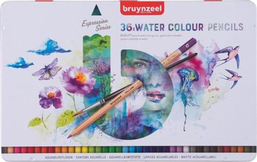 Bruynzeel Expression Aquarelle Sulu Boya Kalemi Seti 36 Renk