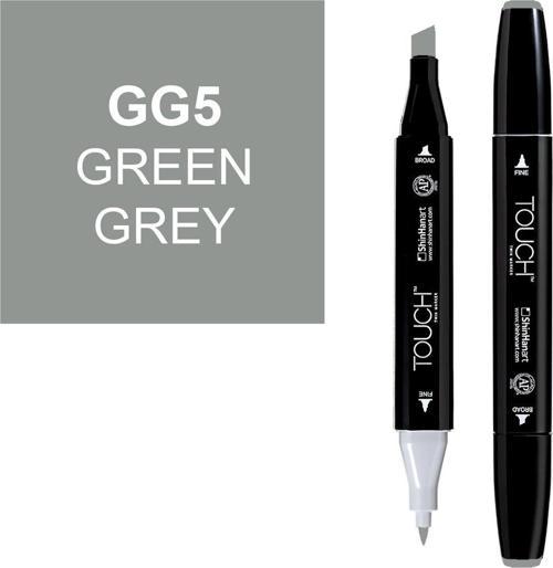 Touch Twin Marker Çizim Kalemi GG5 Green Grey