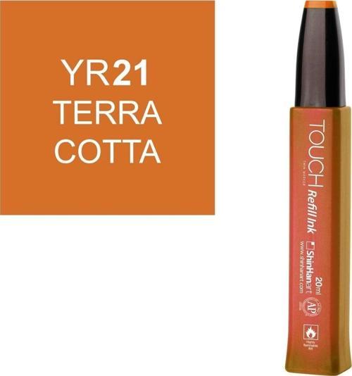 Touch Twin Marker Refill Alcohol Ink Alkol Bazlı Mürekkep 20 ml. YR21 TERRACOTTA