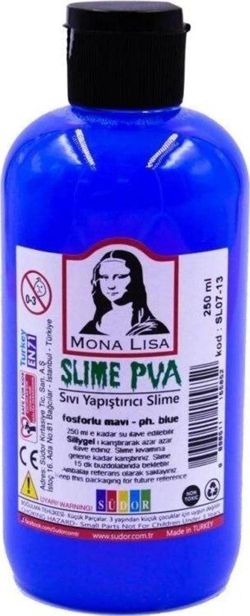 Mona Lisa Slime Jeli 250 ml. Fosforlu Mavi