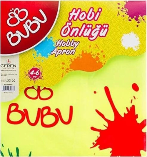 Bu-Bu Hobi Boyama Önlüğü 4-6 Yaş (BUBU-00005)