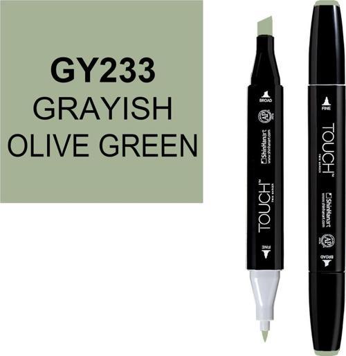 Touch Twin Marker Çizim Kalemi GY233 Grayish Olive Green