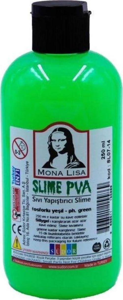 Mona Lisa Slime Jeli 250 ml. Fosforlu Yeşil