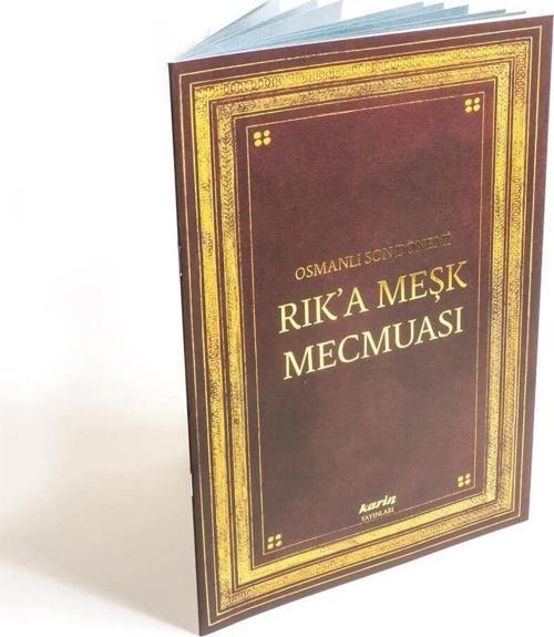 Osmanlı Son Dönemi Rik'a Meşk Mecmuası