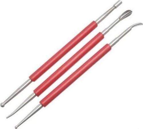 Çift Yönlü Pirinç Kabartma Seti 3'lü