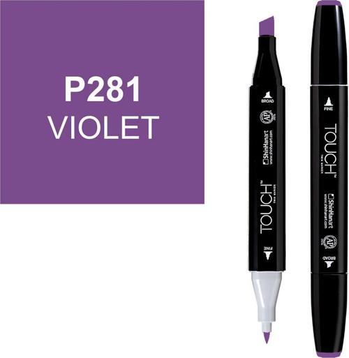 Touch Twin Marker Çizim Kalemi P281 Violet