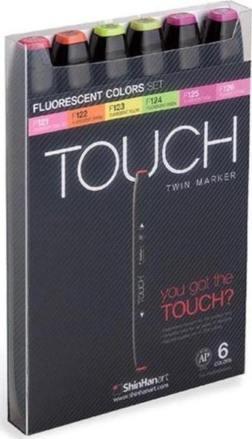 Touch Twin Marker Seti 6 Renk FLORASAN RENKLER