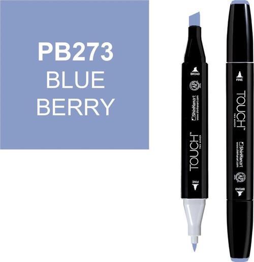 Touch Twin Marker Çizim Kalemi PB273 Blue Berry