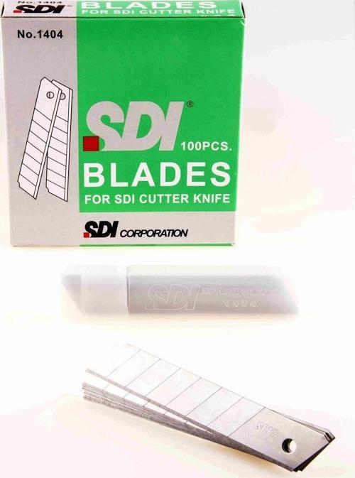 SDI Geniş Maket Bıçağı Yedeği 18 mm 10'lu Paket