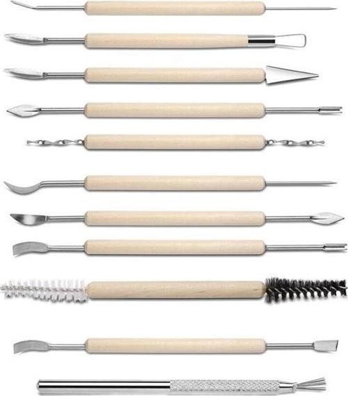 Seramik Modelaj Oyma ve Temizleme Detay Seti 11'li