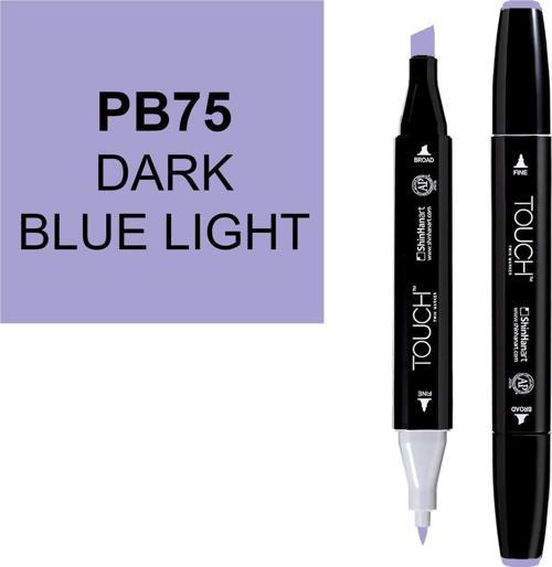 Touch Twin Marker Çizim Kalemi PB75 Dark Blue Light