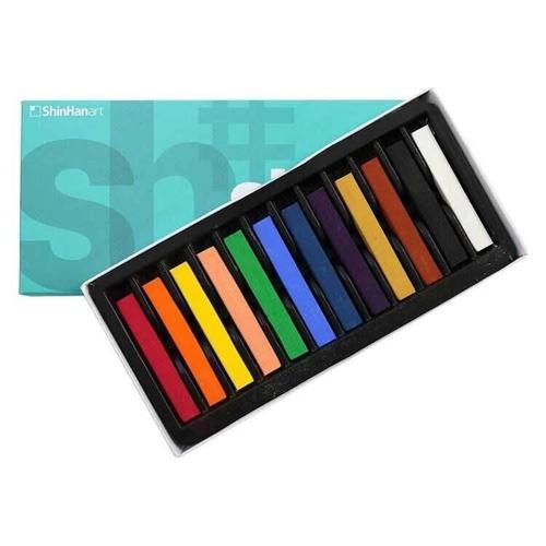 Shinhan Art Soft Pastel Toz Pastel Boya Seti 12 Renk Tam Boy (Large)