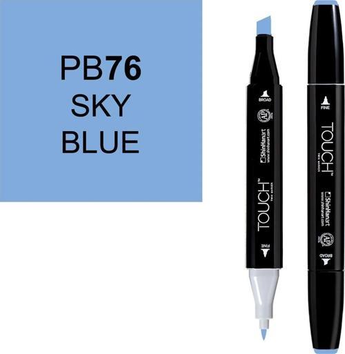 Touch Twin Marker Çizim Kalemi PB76 Sky Blue