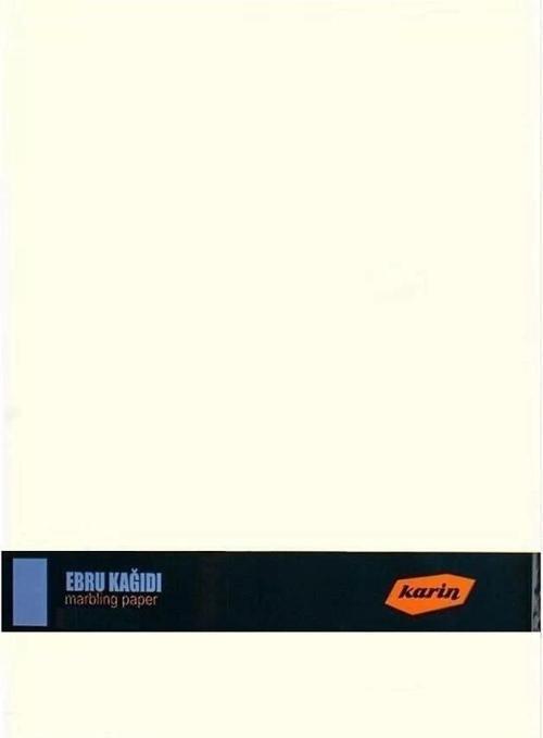 Ebru Kağıdı 35 x 50 cm. 90 gr. Krem (Fildişi) 100 Adet