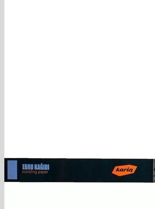 Ebru Kağıdı 35 x 50 cm. Beyaz 100 Adet