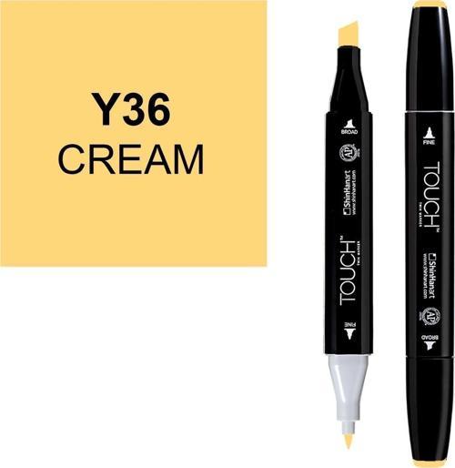 Touch Twin Marker Çizim Kalemi Y36 Cream