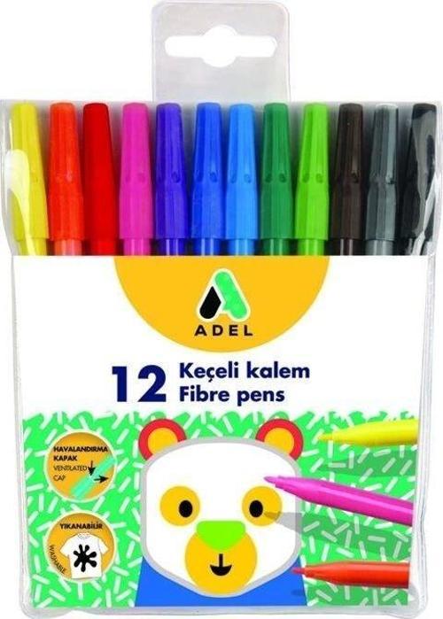 Keçeli Kalem 12 Renk