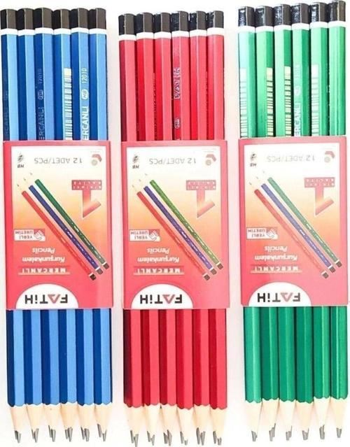 Mercanlı Kurşun Kalem 12 Adet